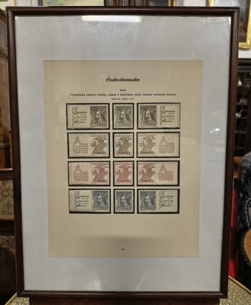 Stodola.cz - Obraz s poštovními známkami