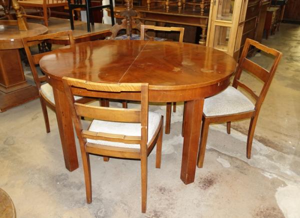 Stodola.cz - Extendable dining table + 4x chair